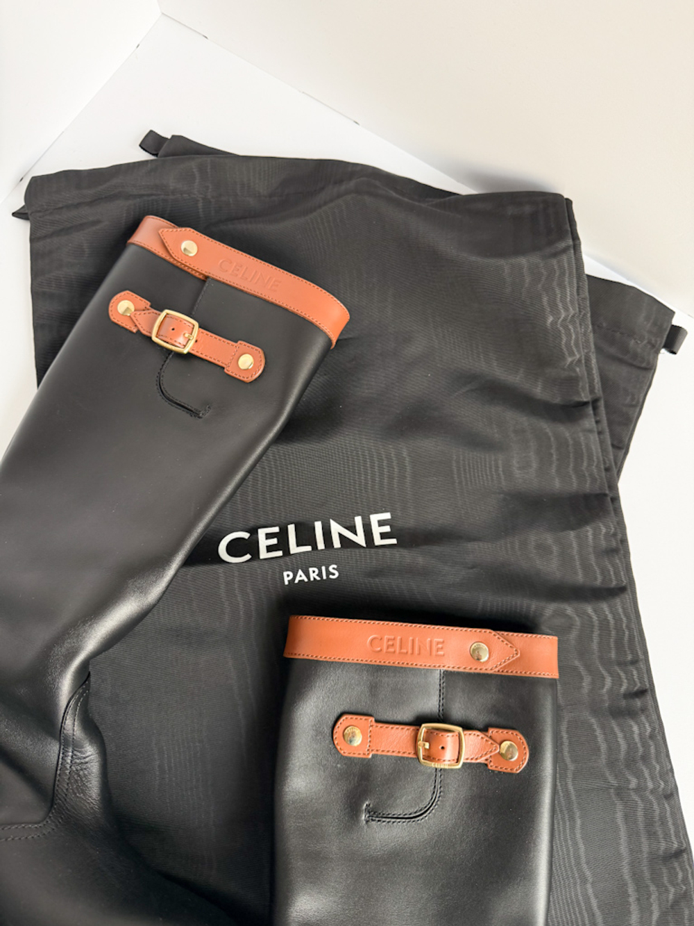 Кожаные сапоги Сeline, 38