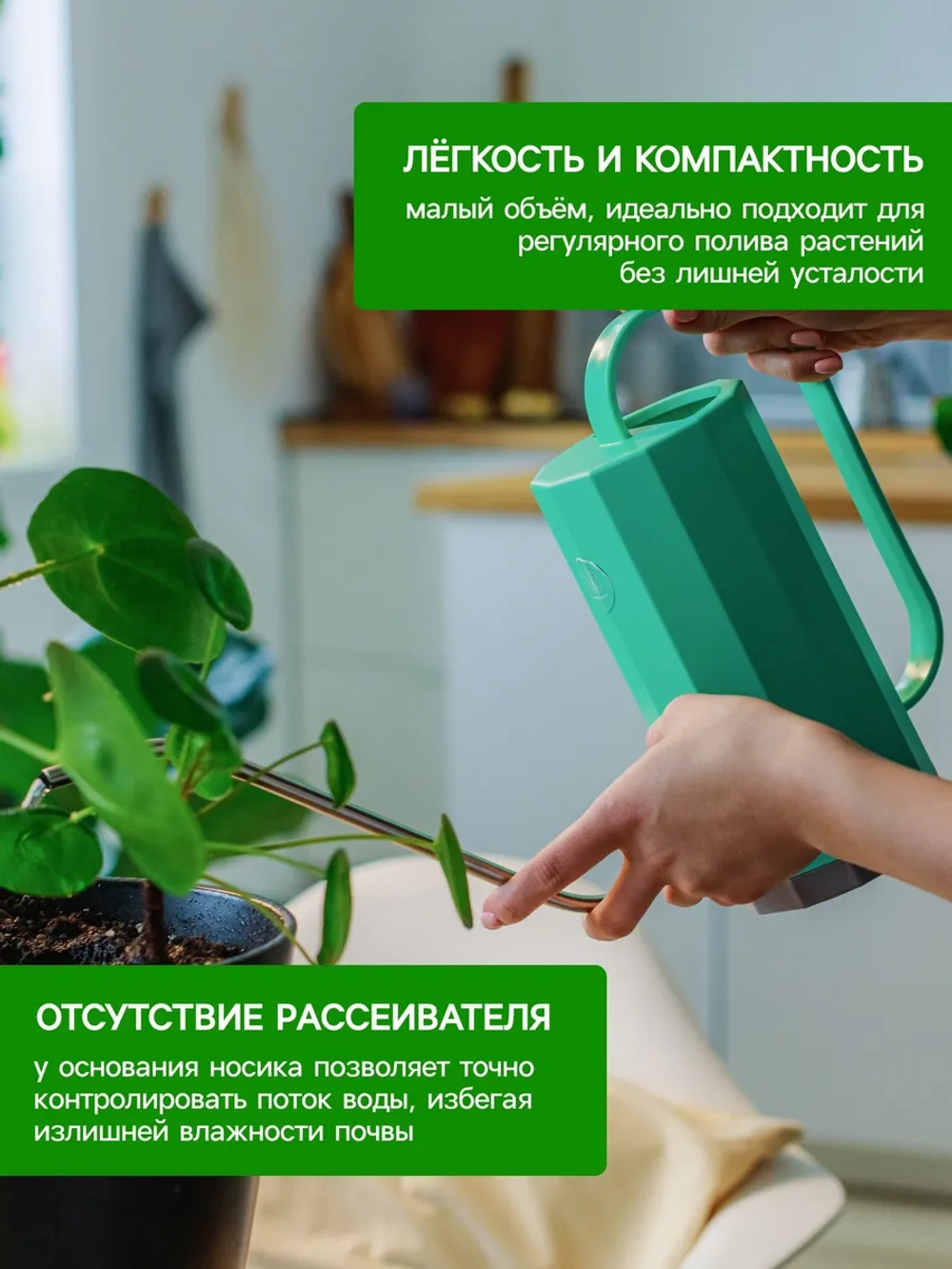 Лейка, 1,2 л, без рассеивателя