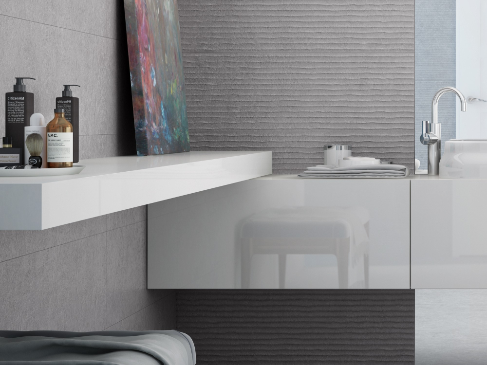 Плитка Light Stone Score Grey 30x90