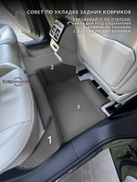 Автомобильные коврики ЭВА с бортами для Audi Q5 L III (GU) 24-н.в.