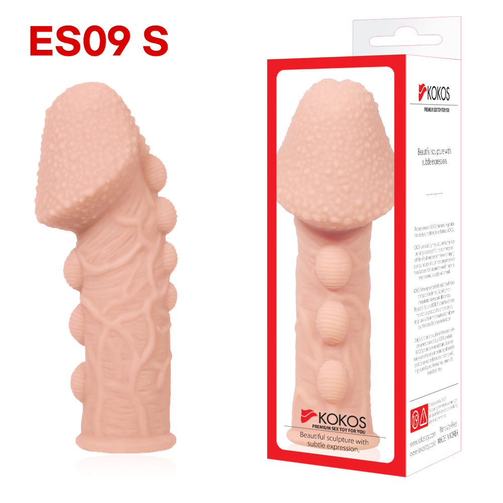 Насадка на фаллос Extreme Sleeve телесная TPR KOKOS ES-009-S
