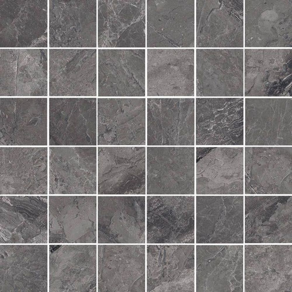 Мозаика SUPREME Mosaico Charcoal Lev. 4.7x4.7 (75535)