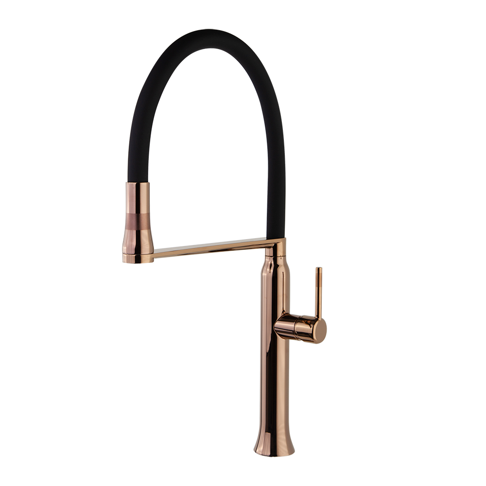 Смеситель для кухни с магнитным держателем и гибким изливом KITCHEN MAGNET 386801MACU медь