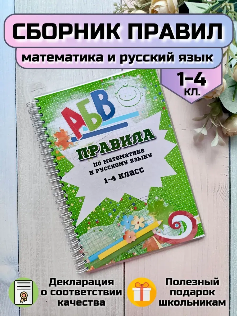 Обучающее пособие "Правила 1-4 класс"