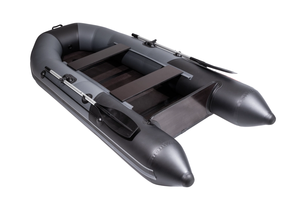 Лодка Таймень NX 2850, 2850*1320*360 мм., цвет графит - черный