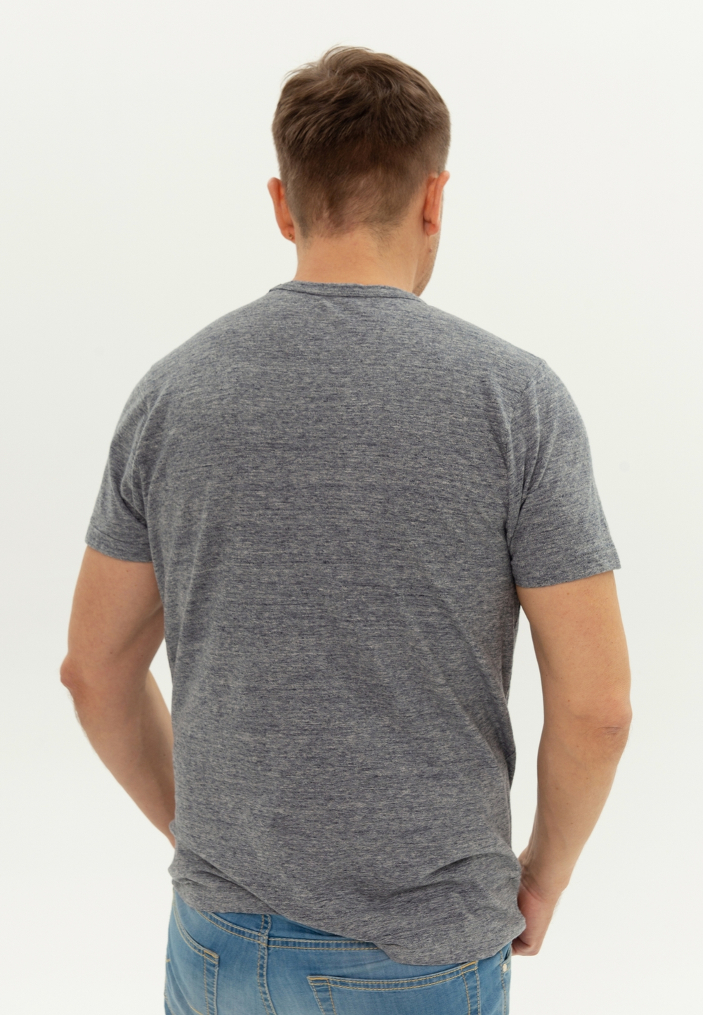 Футболка Bowery NYC "Veterans" Vintage Black Melange