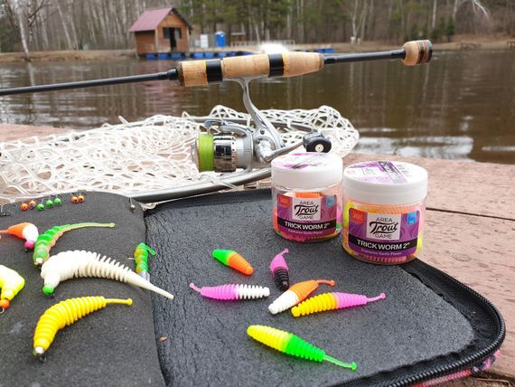 Слаги съедобные LJ Pro Series TRICK WORM 2,0in (5 см), цв. T91, 10 шт.