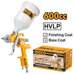 Краскопульт пневматический 600 мл. 1,4 мм INGCO ASG1061 INDUSTRIAL