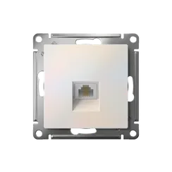 Розетка телефонная RJ11 Systeme Electric AtlasDesign Жемчуг ATN000481