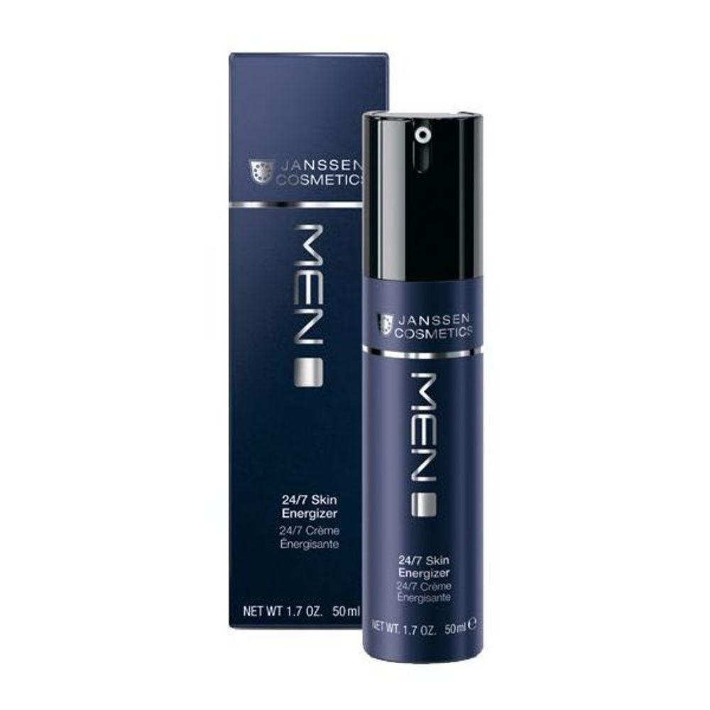 Легкий Anti-Age дневной крем 24-часового действия 24/7 Skin Energizer, Man, Janssen Cosmetics, 50 мл