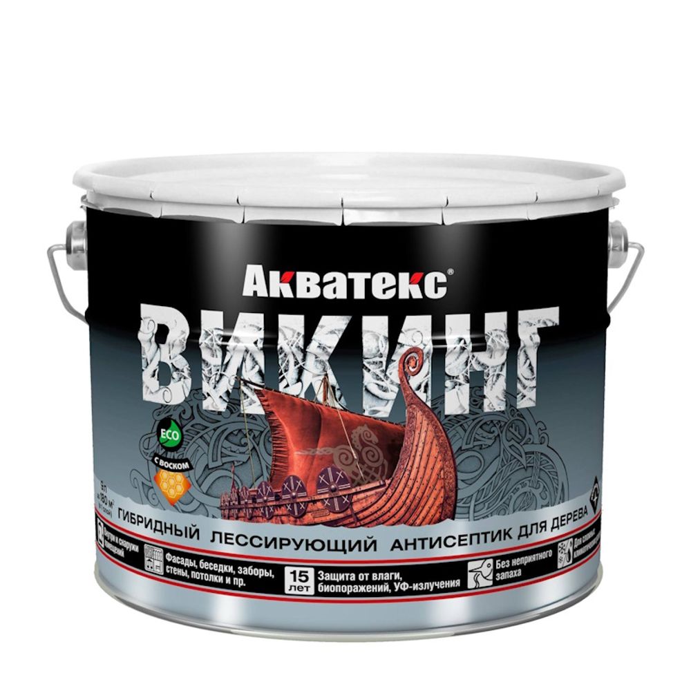 Пропитка по дереву Антисептик АКВАТЕКС Викинг дуб 9л новая тара (пласт.ведро)(Рогнеда) Пропитка по дереву Антисептик АКВАТЕКС Викинг дуб 9л новая тара (пласт.ведро)(Рогнеда)