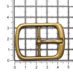 Пряжка ременная металл 27.0 мм (внешн. 33х46 мм), латунь, 10 шт, BIG
