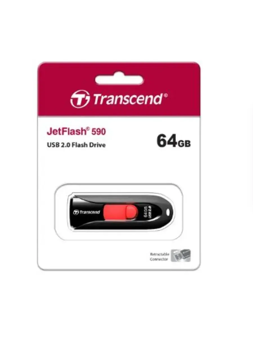 Память USB Flash 64 ГБ JetFlash 590K TS64GJF590K BLACK