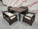 Обеденная мебель для кафе под ротанг Yalta Family Set