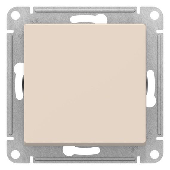 Выключатель Systeme Electric ATLASDESIGN 1 клавиша бежевый 35983