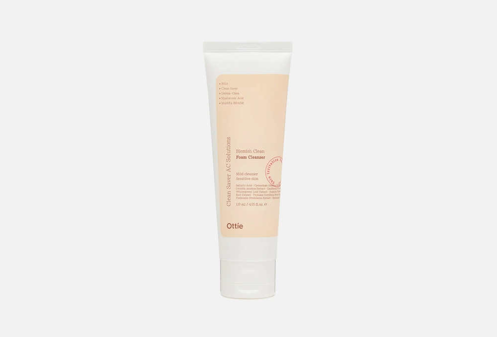 Пенка для умывания для проблемной кожи Ottie Blemish Clean Foam Cleanser, 120 мл