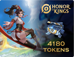 Игровая валюта Honor of Kings 4180 Tokens [Цифровая версия] (для ПК, цифровой код доступа)