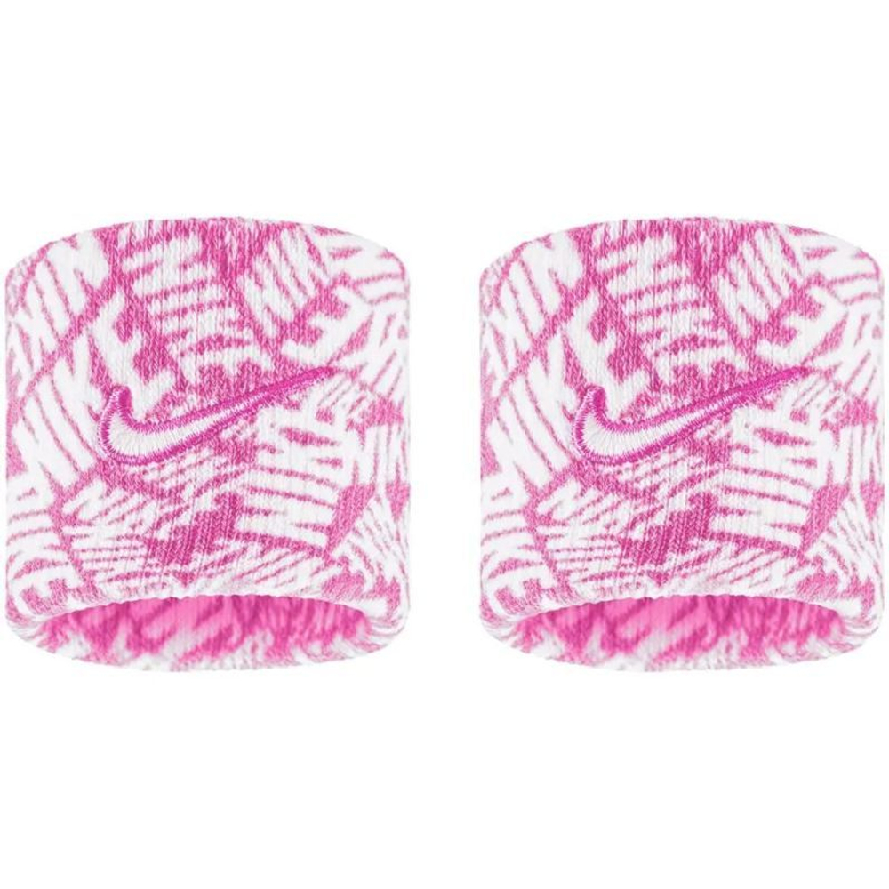 Теннисные напульсники Nike Swoosh 2P - playful pink/white