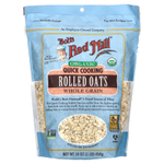 Bob's Red Mill, Органические овсяные хлопья быстрого приготовления, цельнозерновые, 454 г (16 унций)