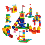 Конструктор Robo Master Набор с трубками DUPLO (147 дет) 9076