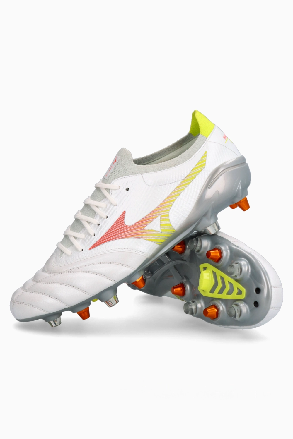 Бутсы Mizuno Morelia Neo V Beta Elite Mix - серебряный