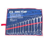 KING TONY (1215MR01) Набор комбинированных ключей 8-24 мм, 14 предметов