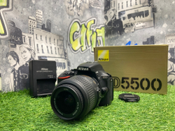 Nikon D5500 kit AF-S DX 18-55mm 3.5-5.6G VR 17.500 кадров