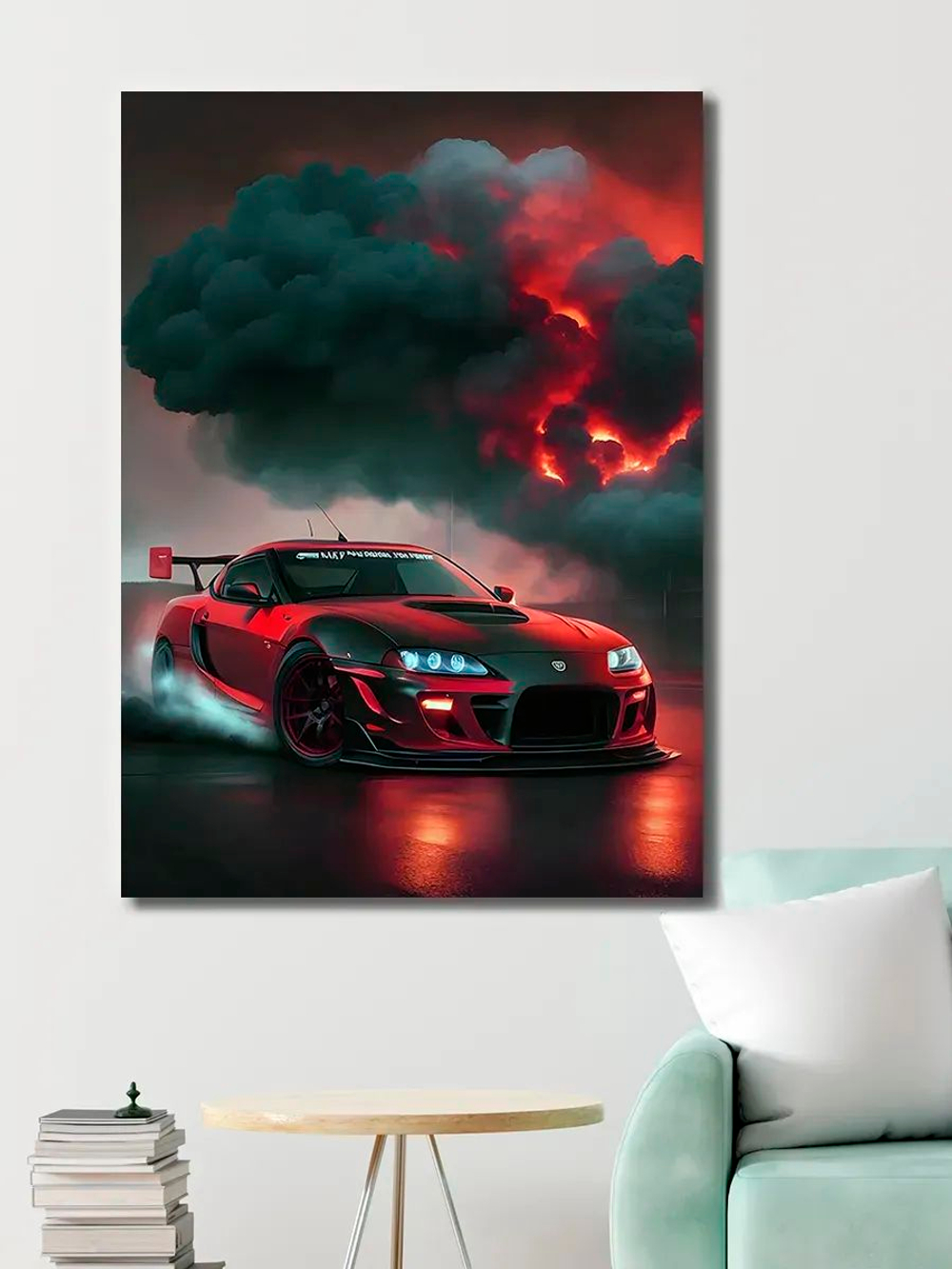 Картина "Toyota Supra", модульная 30х40см 1шт.