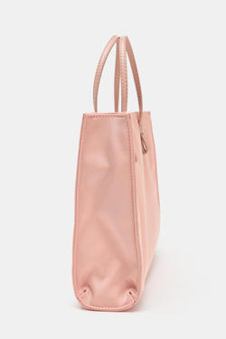 ZARA СУМКА С АТЛАСНЫМ ЭФФЕКТОМ, РОЗОВЫЙ