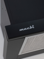 Кухонная вытяжка MACBI встраиваемая MTF 60-3 800м3/ч Черная (планка: акрил)