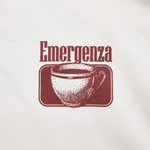 COFFEE CROPPED HOODIE OVERSIZED