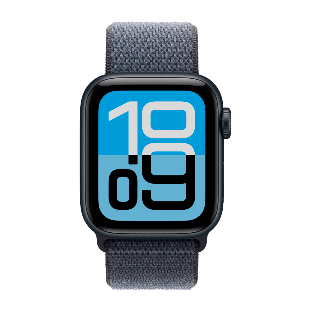 Умные часы Apple Watch SE 3 (2025) GPS, 40mm, Midnight Aluminium Case with Anchor Blue Sport Loop