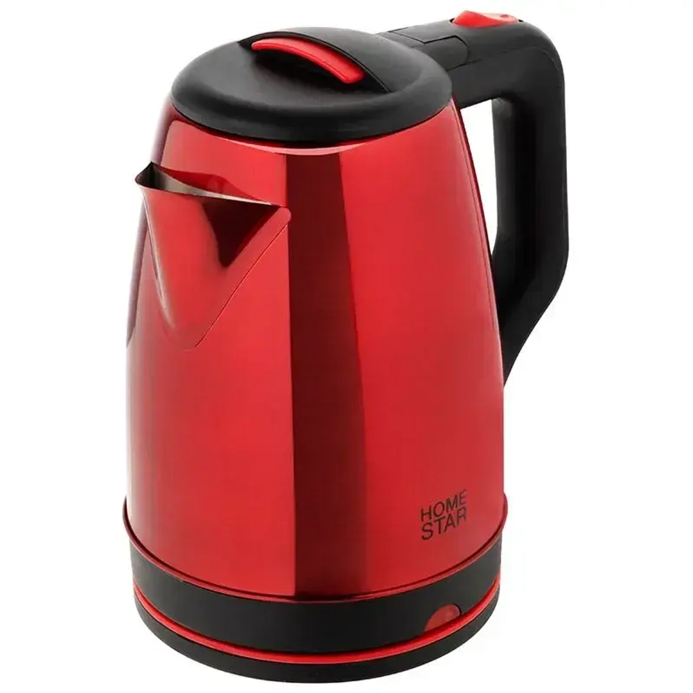 Чайник Homestar HS-1003 (1,8 л) стальной, красный