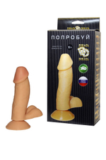 Фаллоимитатор на присоске Джага Джага, 16,5 см (Цвет: телесный)