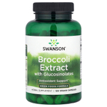 Swanson Vitamins, Экстракт брокколи с глюкозинолатами, 120 веганских капсул (600 мг на капсулу)