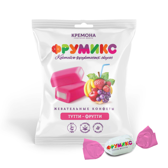 ФРУМИКС Жевательные конфеты тутти фрутти, 45г х 16шт