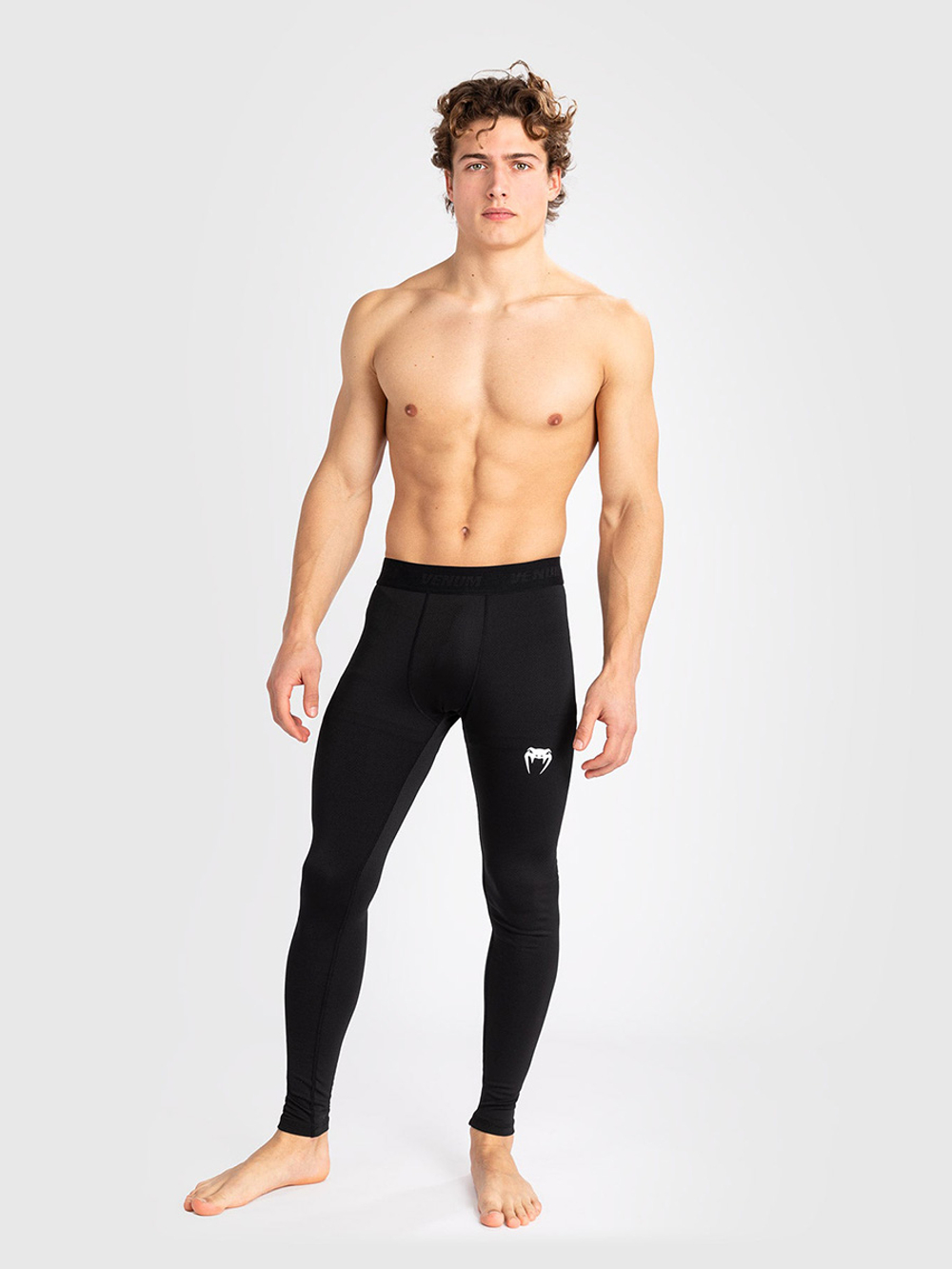 Шорты компрессионные Venum Midnight Fury Black/Grey/Silver