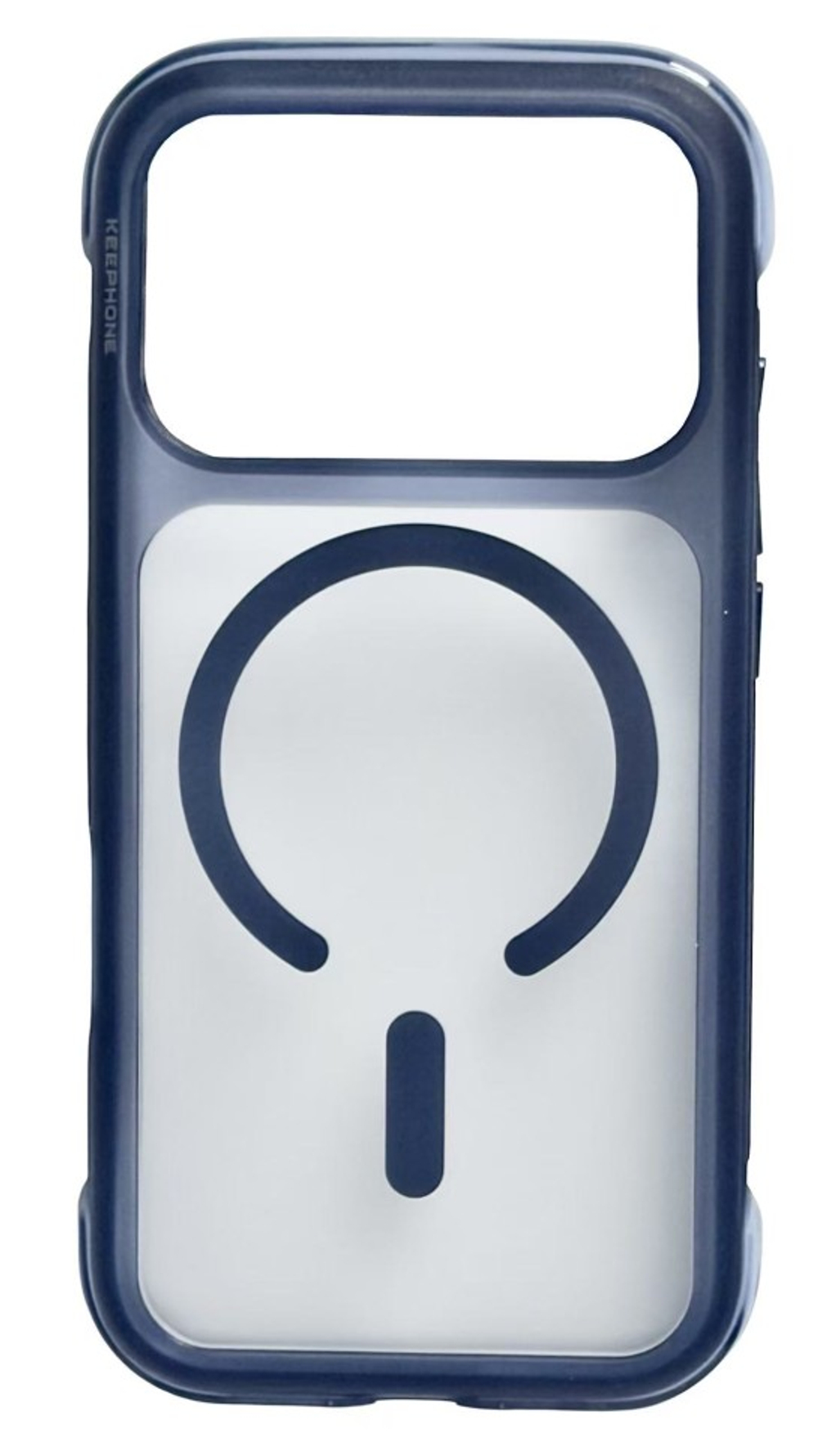 Накладка для i-Phone 17 Pro Max Keephone Monica Airbag сине-прозрачный