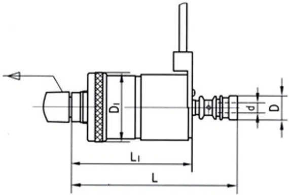 Патрон реверсивный резьбонарезной OCM B16, М5-М12, арт. J4612