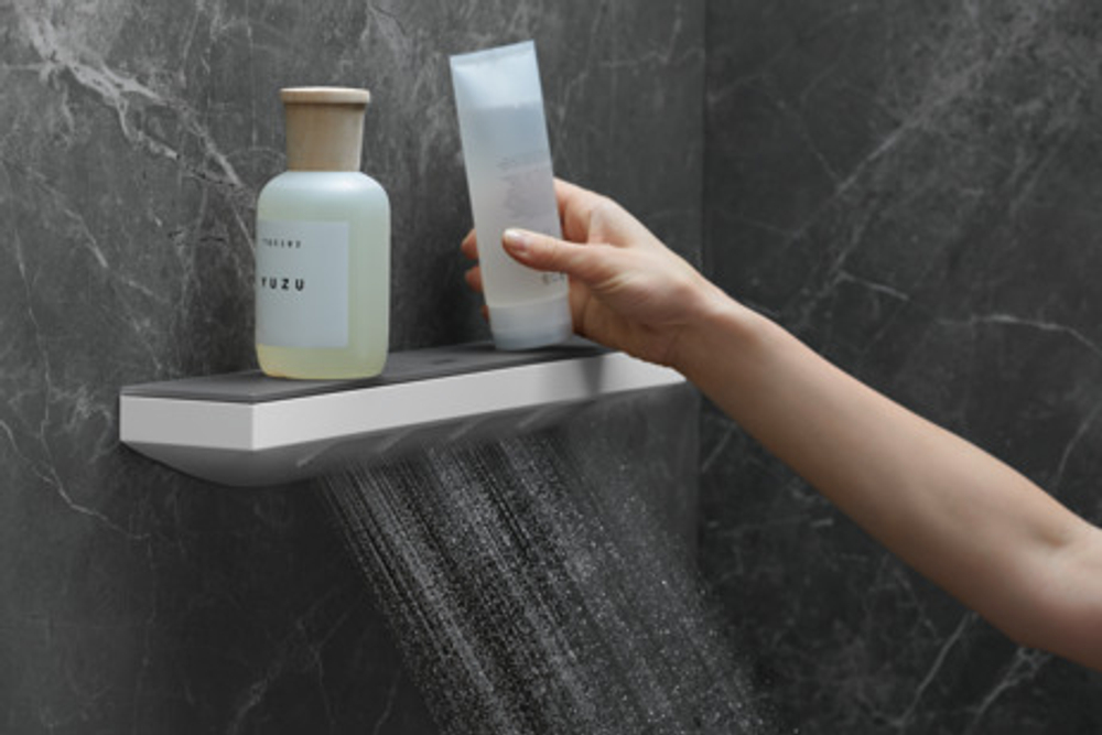 Держатель душа Hansgrohe Rainfinity Боковой душ 500 1jet с полкой 26243000