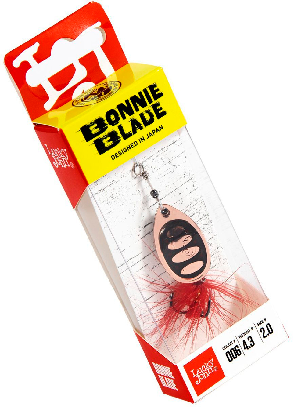 Блесна вращающаяся Lucky John BONNIE BLADE 4 10.3г 011 в блистере