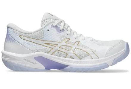 Женские кроссовки для бадминтона/сквоша Asics Beyond FF - white/champagne