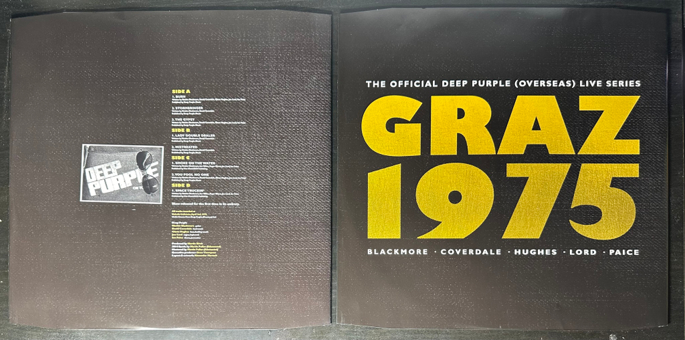 Deep Purple ‎– Live In Graz 1975 2LP (Германия 2014г.)