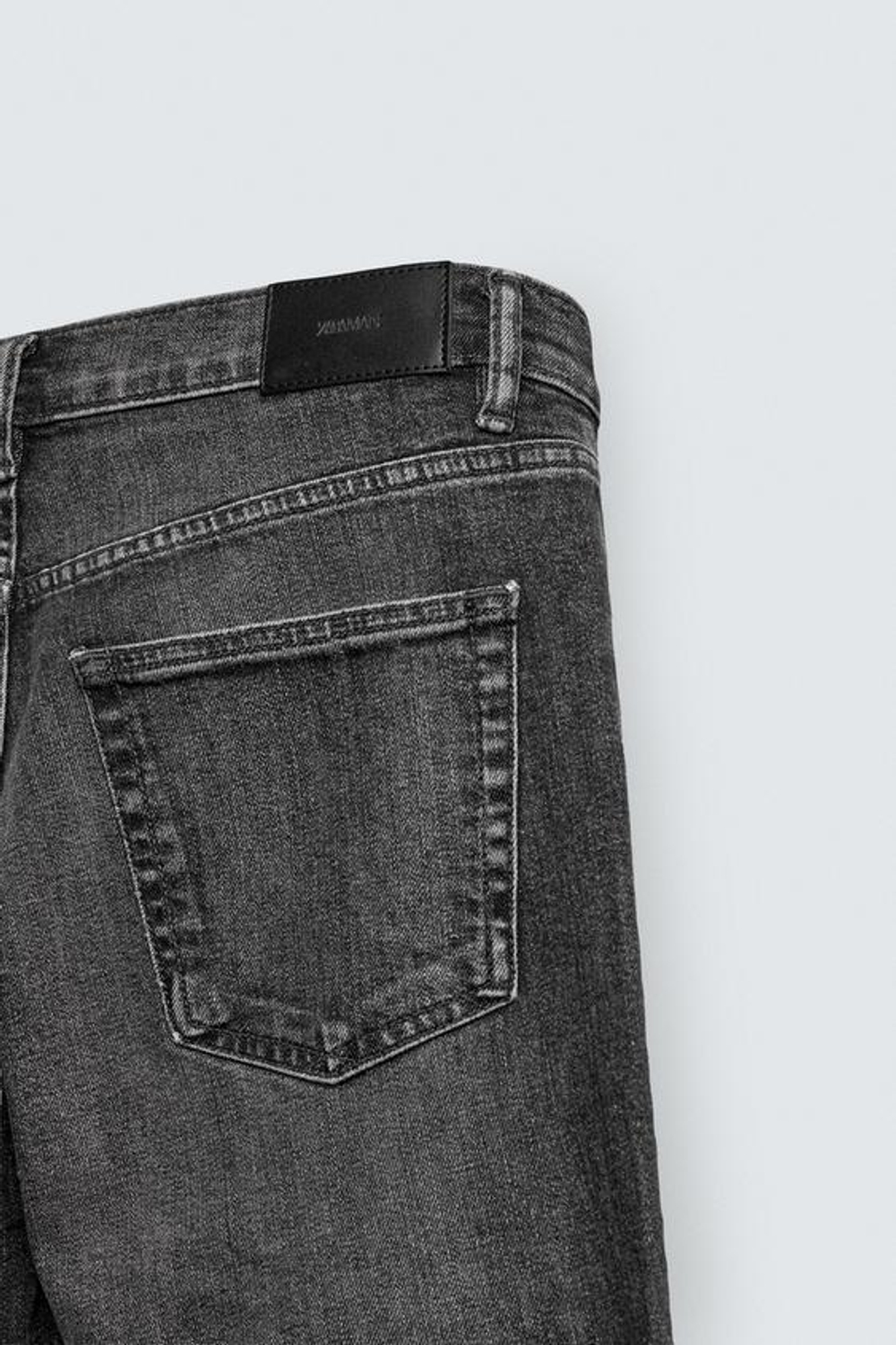 ZARA ДЖИНСЫ SLIM FIT БАЗОВЫЕ, СЕРЫЙ