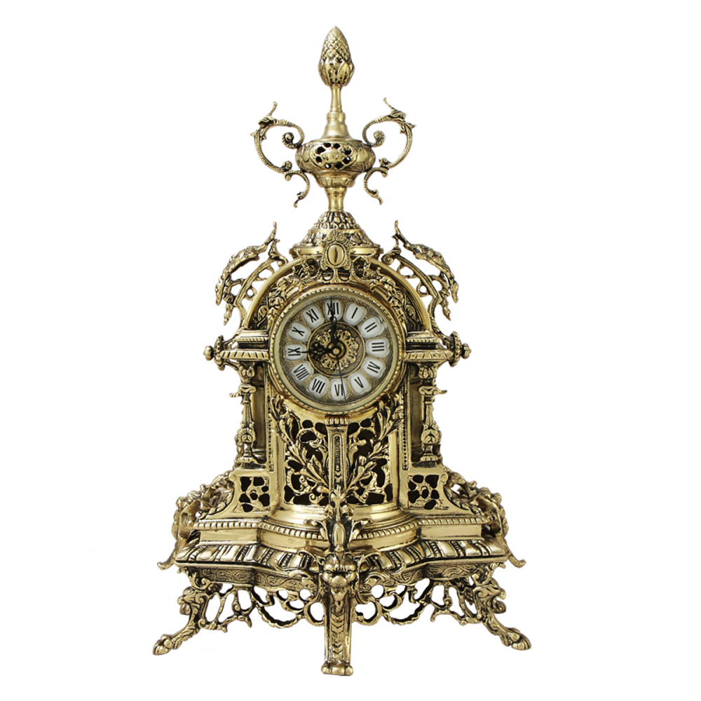 Bello De Bronze Часы каминные "Пинья" бронзовые