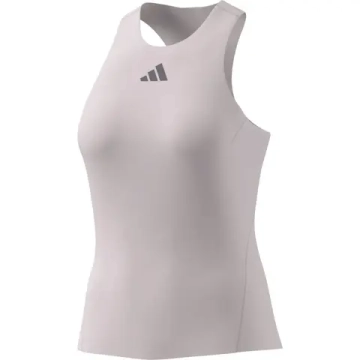Женский топ теннисный Adidas Silver Y-Tank - distilled pink