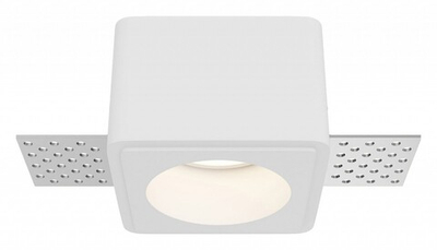 Встраиваемый светильник Maytoni Technical Gyps Modern DL123-GU10-01-W