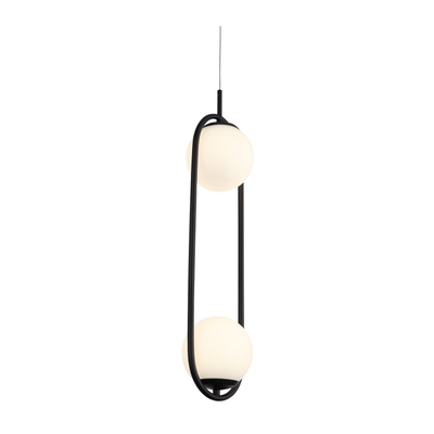 SL395.403.02 Подвес ST-Luce Черный/Белый LED 2*8W 4000K