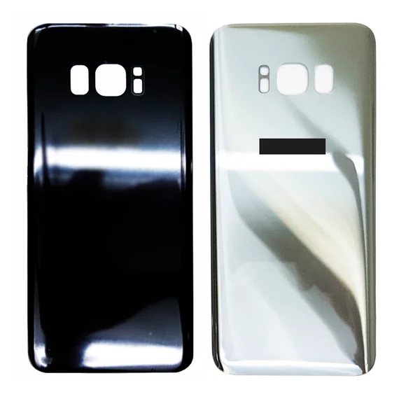 Задняя крышка для Samsung Galaxy S8 Plus G955F Серебристая (Arctic Silver) со стеклом камеры