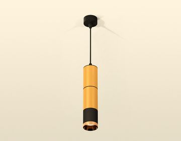 Комплект подвесного светильника 1*GU5.3 XP6302020 PYG/SBK золото жёлтое полированное/чёрный песок (A2302, C6327, A2061, C6327, A2061, C6302, N6134) DIY System Complects Ambrella